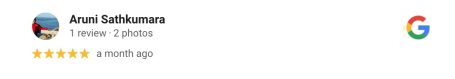 Google review from an AutoDrive pupil